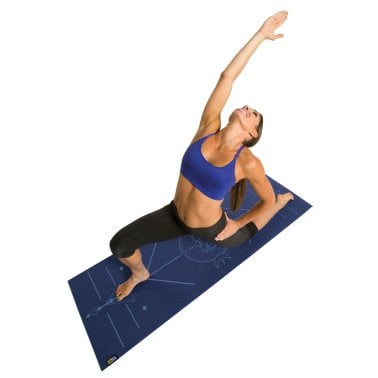 GoFit® Complete Yoga Kit with Yoga Mat, Foam Block, Strap, Yoga Pose Wall Chart, and Carrying Bag