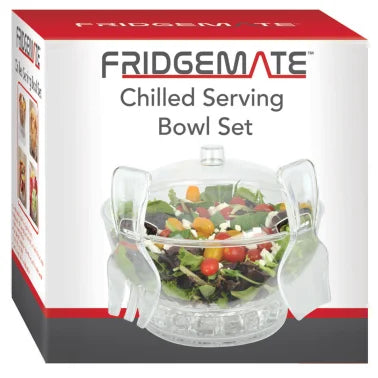 FridgeMate 6-Piece Acrylic Chilled Serving Bowl Set