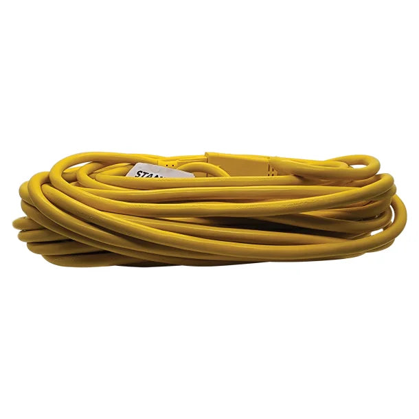 STANLEY® Outdoor Grounded Power Extension Cord, Yellow (50 Ft.)