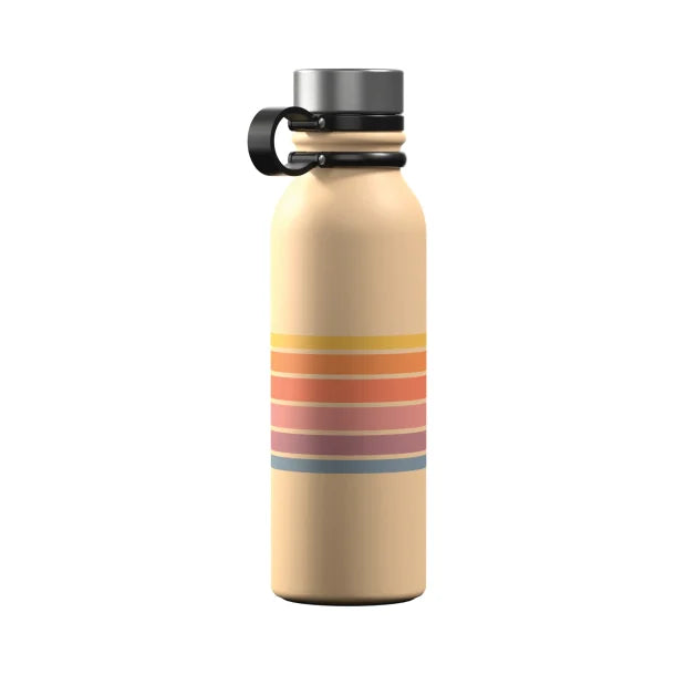 Outdoors Professional 20-Oz. Stainless Steel Double-Walled Vacuum-Insulated Travel Bottle with Leakproof Screw Cap (Retro)