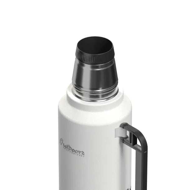 Outdoors Professional Stainless-Steel Termo Classic Vacuum Bottle with Carry Handle (33 Oz.; White Mountains)