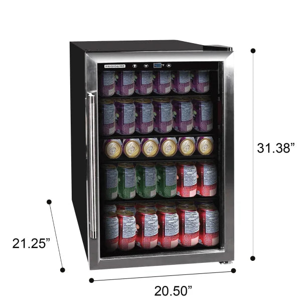 Frigidaire® 4.4-Cu-Ft. 126-Can Stainless Steel Door Beverage Center Compact Refrigerator