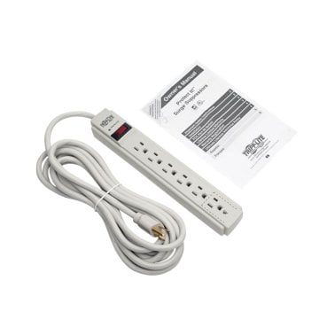 Tripp Lite® by Eaton® Protect It!® 790-Joules Surge Protector, 6 Outlets, 15-Ft. Cord, TLP615