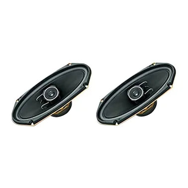 Pioneer® A-Series TS-A4103 4-In. x 10-In. 120-Watt-Max-Power 2-Way Full-Range Coaxial Speakers, Black, 2 Count