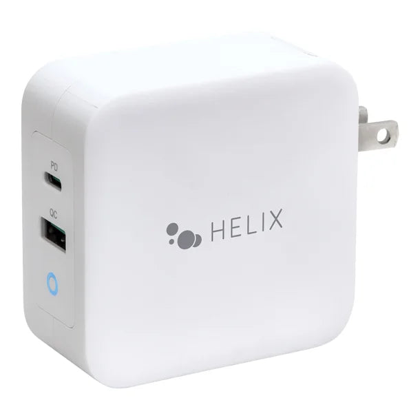 HELIX Pro Series 100-Watt PD GaN USB-C® Charger with 6-Ft. Braided USB-C® to USB-C® Cable
