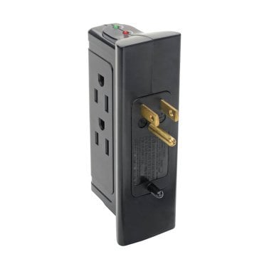 Tripp Lite® by Eaton® Protect It!® 720-Joules Direct Plug-in Surge Protector, 4 Side-Mounted Outlets, TLP4BK