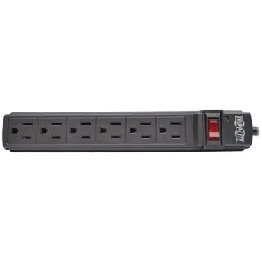 Tripp Lite® by Eaton® Power It!® Power Strip, 6 Outlets, 6-Ft. Cord, Black, PS66B