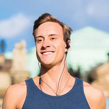 JVC® Sport In-Ear Ear Clip Sport Headphones with Microphone and Remote, HA-EBR80 (Black)