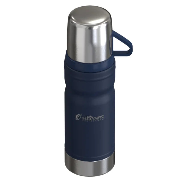 Outdoors Professional 25.3-Oz. (750 mL) Stainless Steel Termo Go Vacuum Bottle (Blue)