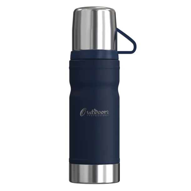 Outdoors Professional 25.3-Oz. (750 mL) Stainless Steel Termo Go Vacuum Bottle (Blue)