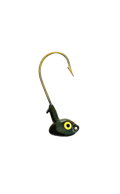 Olive Green Shakey Head Jigs 