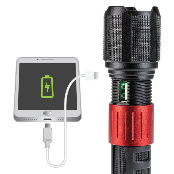 Dorcy® 1,000-Lumen USB Rechargeable Flashlight with Power Bank