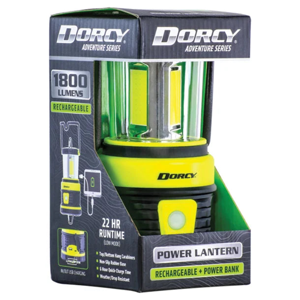 Dorcy® 1,800-Lumen Rechargeable Adventure Lantern