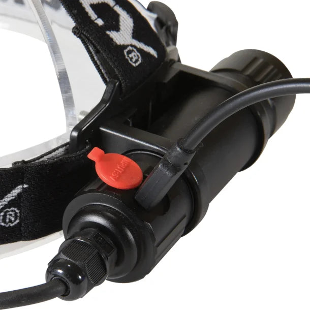 Dorcy® 1,000-Lumen Pro Water-Resistant Aluminum LED Rechargeable Headlamp