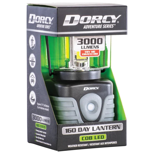 Dorcy® Adventure Max 3,000-Lumen Outdoor Lantern