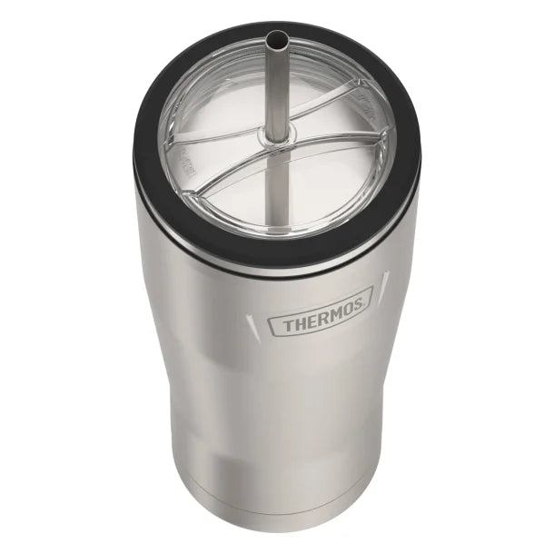 Thermos® Icon™ 24-Oz. Cold Stainless Steel Tumbler with Straw (Matte Stainless Steel)