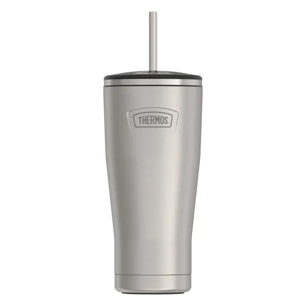 Thermos® Icon™ 24-Oz. Cold Stainless Steel Tumbler with Straw (Matte Stainless Steel)