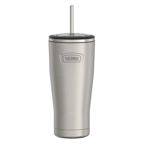 Thermos® Icon™ 24-Oz. Cold Stainless Steel Tumbler with Straw (Matte Stainless Steel)