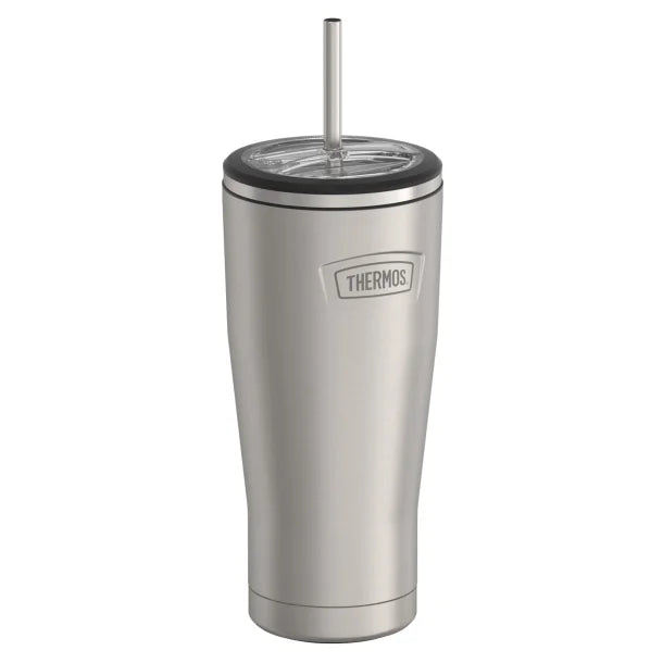 Thermos® Icon™ 24-Oz. Cold Stainless Steel Tumbler with Straw (Matte Stainless Steel)