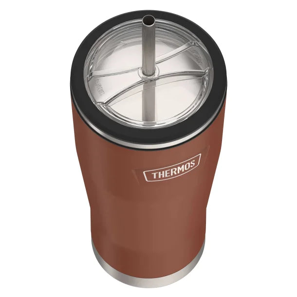 Thermos® Icon™ 24-Oz. Cold Stainless Steel Tumbler with Straw (Saddle)