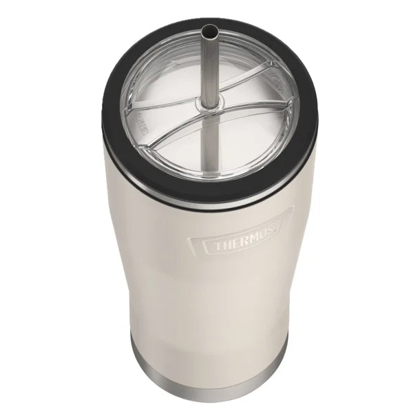 Thermos® Icon™ 24-Oz. Cold Stainless Steel Tumbler with Straw (Sandstone)