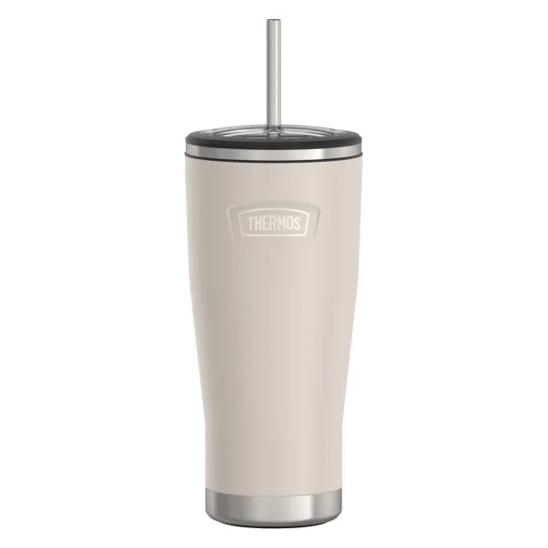 Thermos® Icon™ 24-Oz. Cold Stainless Steel Tumbler with Straw (Sandstone)