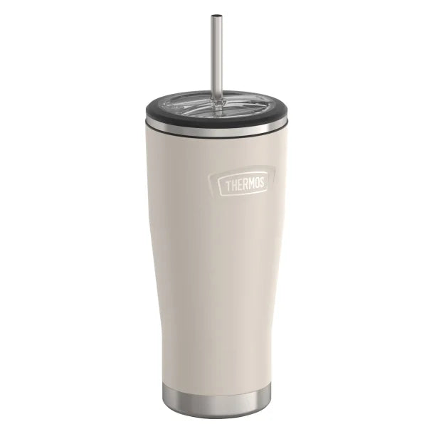 Thermos® Icon™ 24-Oz. Cold Stainless Steel Tumbler with Straw (Sandstone)