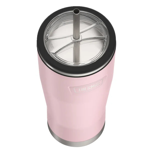 Thermos® Icon™ 24-Oz. Cold Stainless Steel Tumbler with Straw (Sunset Pink)