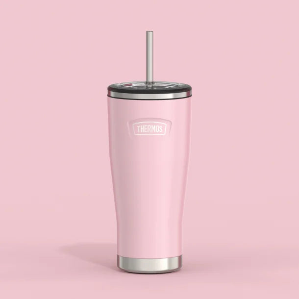 Thermos® Icon™ 24-Oz. Cold Stainless Steel Tumbler with Straw (Sunset Pink)