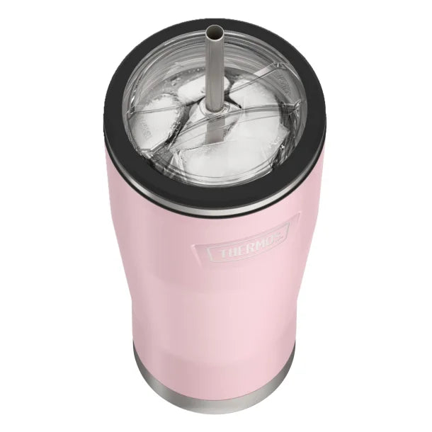 Thermos® Icon™ 24-Oz. Cold Stainless Steel Tumbler with Straw (Sunset Pink)