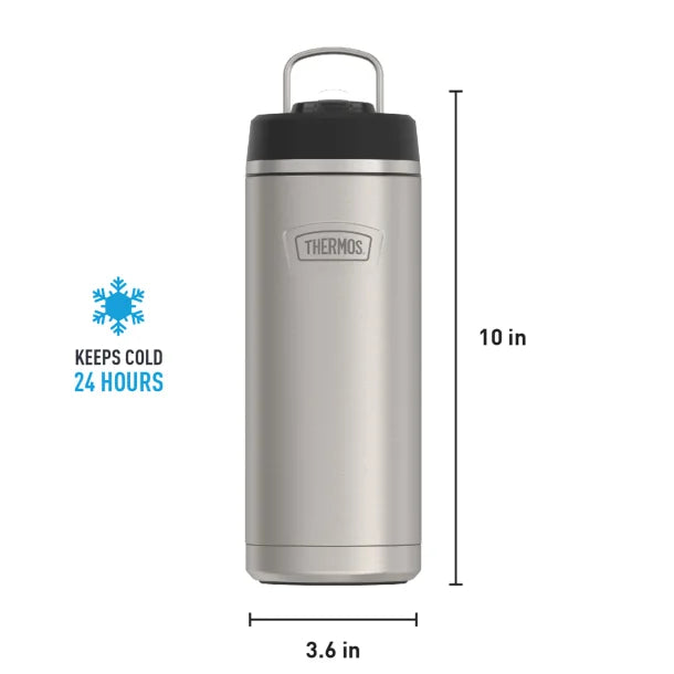 Thermos® Icon™ 32-Oz. Stainless Steel Water Bottle with Straw Lid (Matte Stainless Steel)