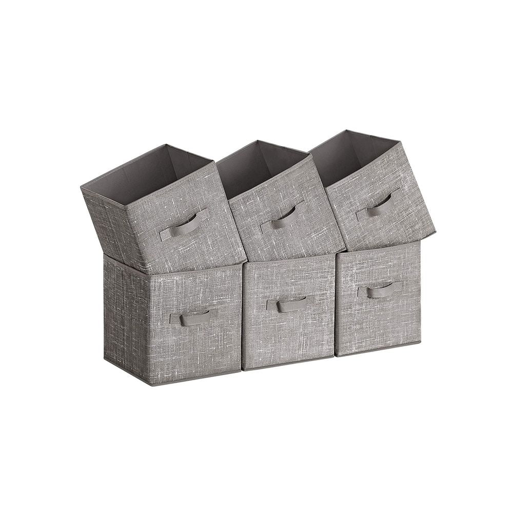 SONGMICS Non-Woven Fabric Storage Cubes with Double Handles 