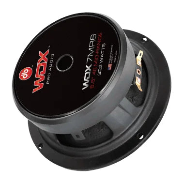 DB Drive™ WDX® 7 Series WDX7MR6 6.5-In. 325-Watt-Max PRO Audio Midrange Speaker, Black