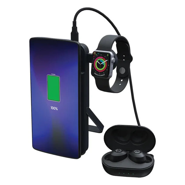 Raycon® The Magic Power Bank Stand, 10,000 mAh, RAPBAN300-23E-BLA