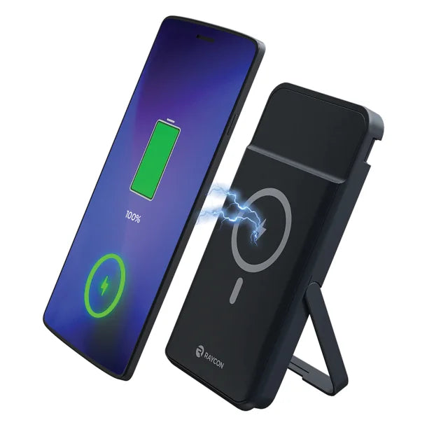 Raycon® The Magic Power Bank Stand, 10,000 mAh, RAPBAN300-23E-BLA