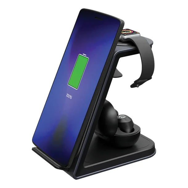 Raycon® The Magic Charging Station, 15-Watt Qi® Charging, RAPSTA300-23E-BLA