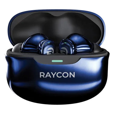 Raycon® The Everyday Earbuds Pro Bluetooth® Earbuds, True Wireless with Charging Case and Microphone (Chrome Blue)