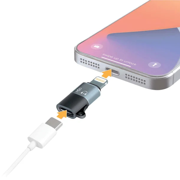 XYST™ USB-C® to Lightning® OTG Audio Adapter