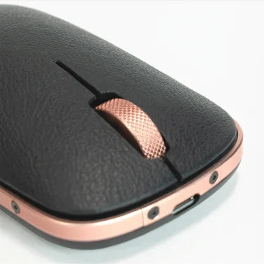 Azio Retro Classic Cordless Optical Computer Mouse, Ergonomic, 3 Buttons, Bluetooth®/2.4G RF-USB, Artisan