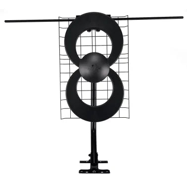 Antennas Direct ClearStream 2V Indoor Outdoor TV Antenna UHF VHF Multi-Directional, 60+ Mile Range, 4K 8K UHD, NEXTGEN TV with Reflector, 20-In. Mast