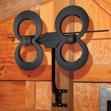 Antennas Direct ClearStream 4MAX® HDTV Complete Indoor/Outdoor Multi-Directional TV Antenna with 70+ Mile Range, Cable, Mast, Amplifier, and Splitter