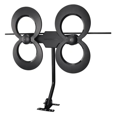 Antennas Direct ClearStream 4MAX® HDTV Complete Indoor/Outdoor Multi-Directional TV Antenna with 70+ Mile Range, Cable, Mast, Amplifier, and Splitter