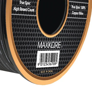 DB Link® Maxkore® Superflex Soft-Touch 100%-OFC Copper 10-Gauge 100-Ft. Speaker Wire, Black