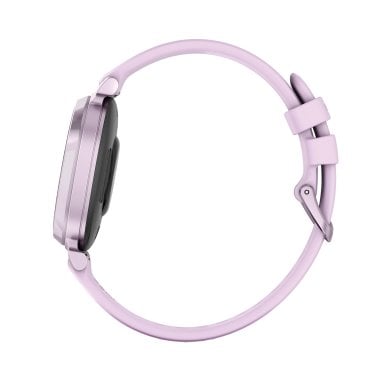 Garmin® Lily® 2 Health and Fitness Smartwatch with Anodized Aluminum Bezel/Case and Silicone Band (Metallic Lilac)