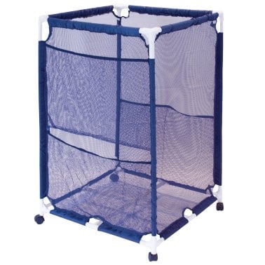 Pool Bins Pool Storage Mesh Rolling Organizer, Medium, Blue