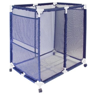 Pool Bins Pool Storage Mesh Rolling Organizer, Large, Blue