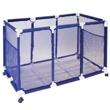 Pool Bins Pool Storage Mesh Rolling Organizer, Blue