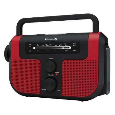 WeatherX® AM/FM/NOAA® Weather Crank Radio, WR383R