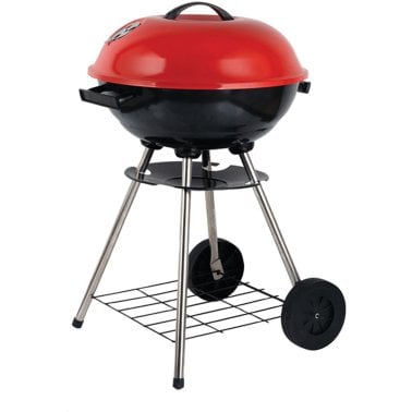 Brentwood® 17-In. Portable Charcoal BBQ Grill with Wheels