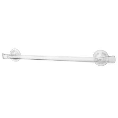 Better Houseware Suction-Cup Towel Bar, Clear